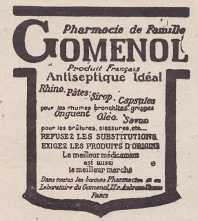Gomenol (Mode illustrée magazine avril 1924)